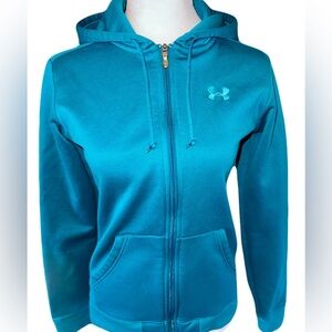 Under Armour Women's Teal Zip-Up Hoodie